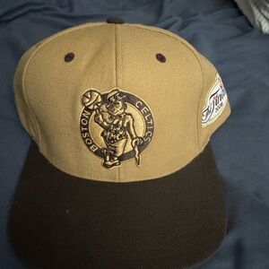 Boston Celtics Brown and Black Cap